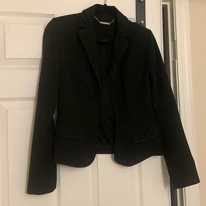 White House Black Market Black Jacket Size 6